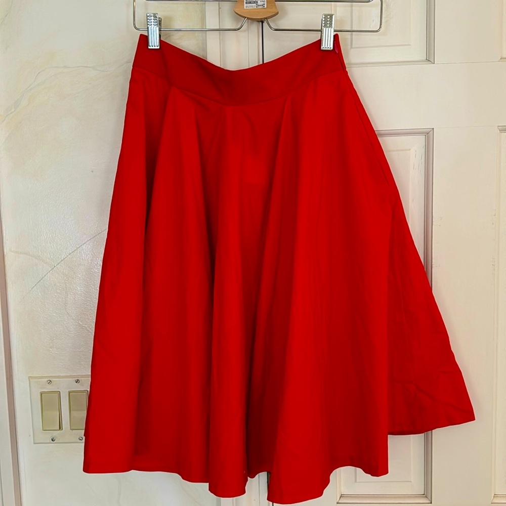 Zara red skirt, new.